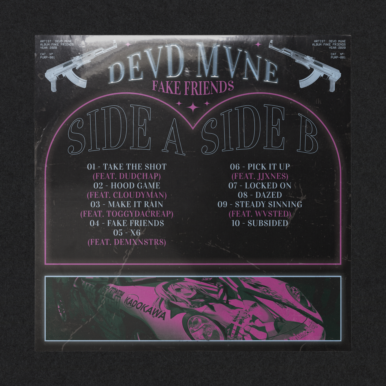 DEVD MVNE : FAKE FRIENDS Vinyl