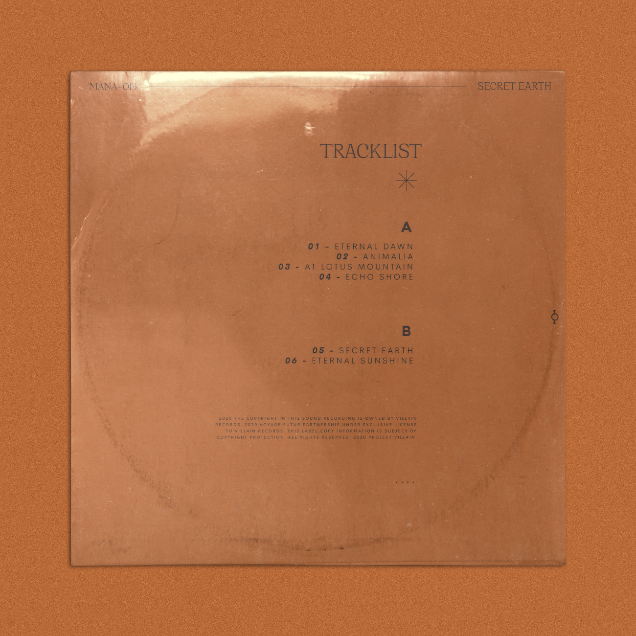 Voyage Futur : Secret Earth Vinyl