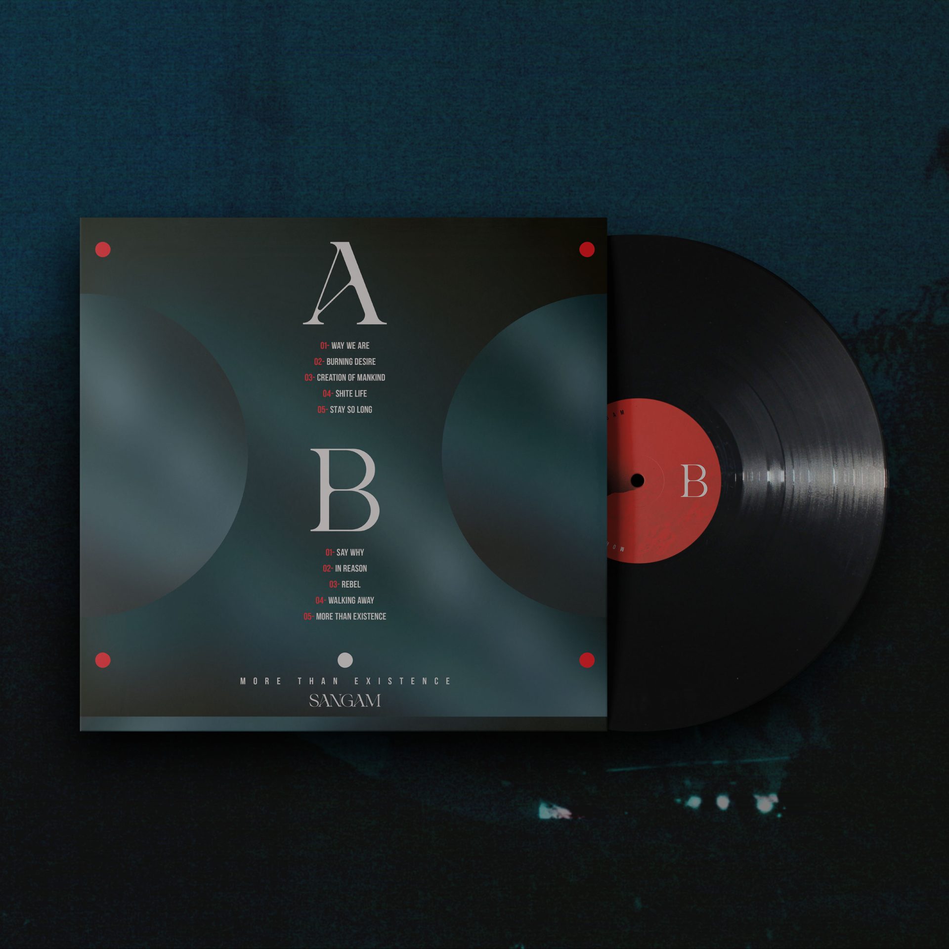 SANGAM – More Than Existence Vinyl - Image 4
