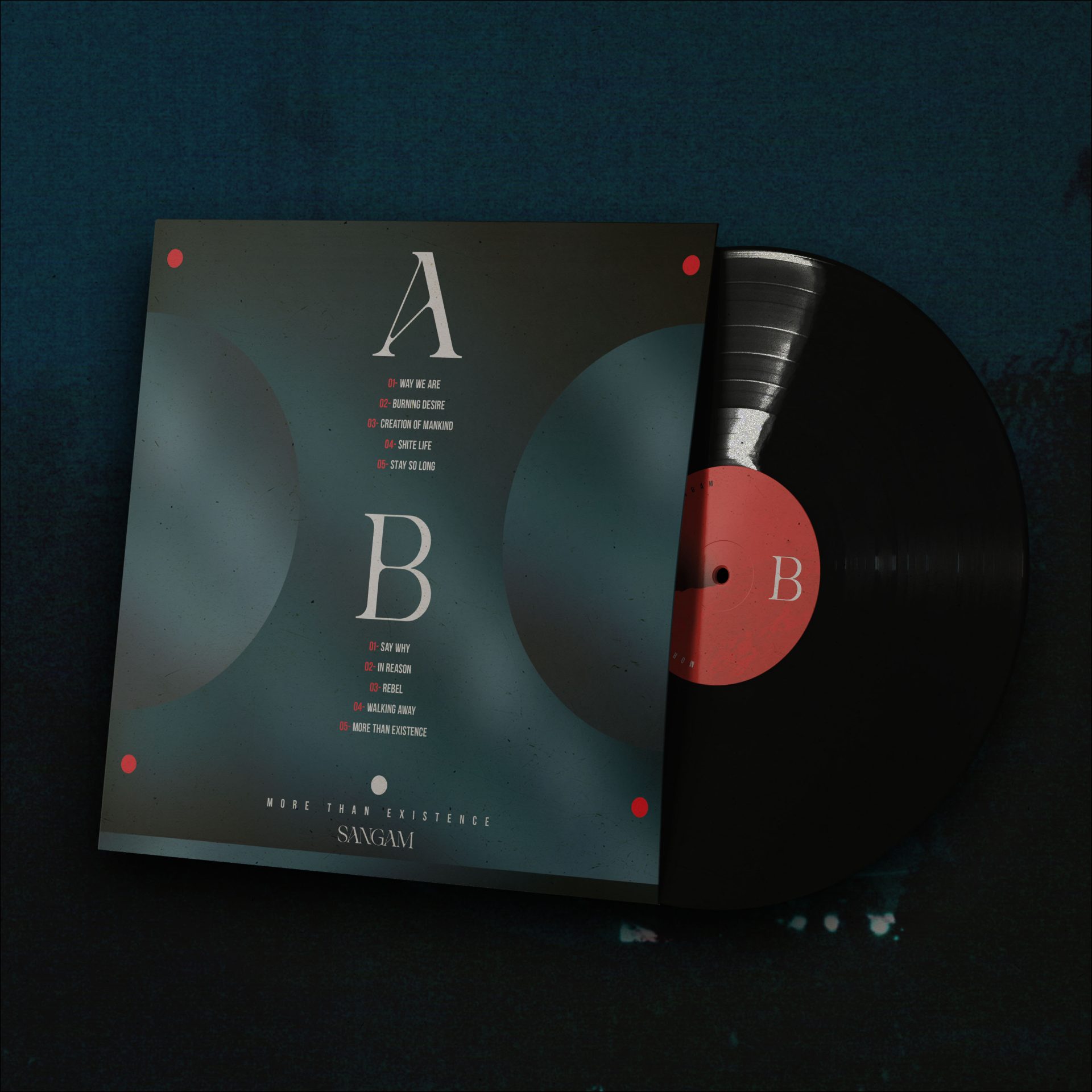 SANGAM – More Than Existence Vinyl - Image 9