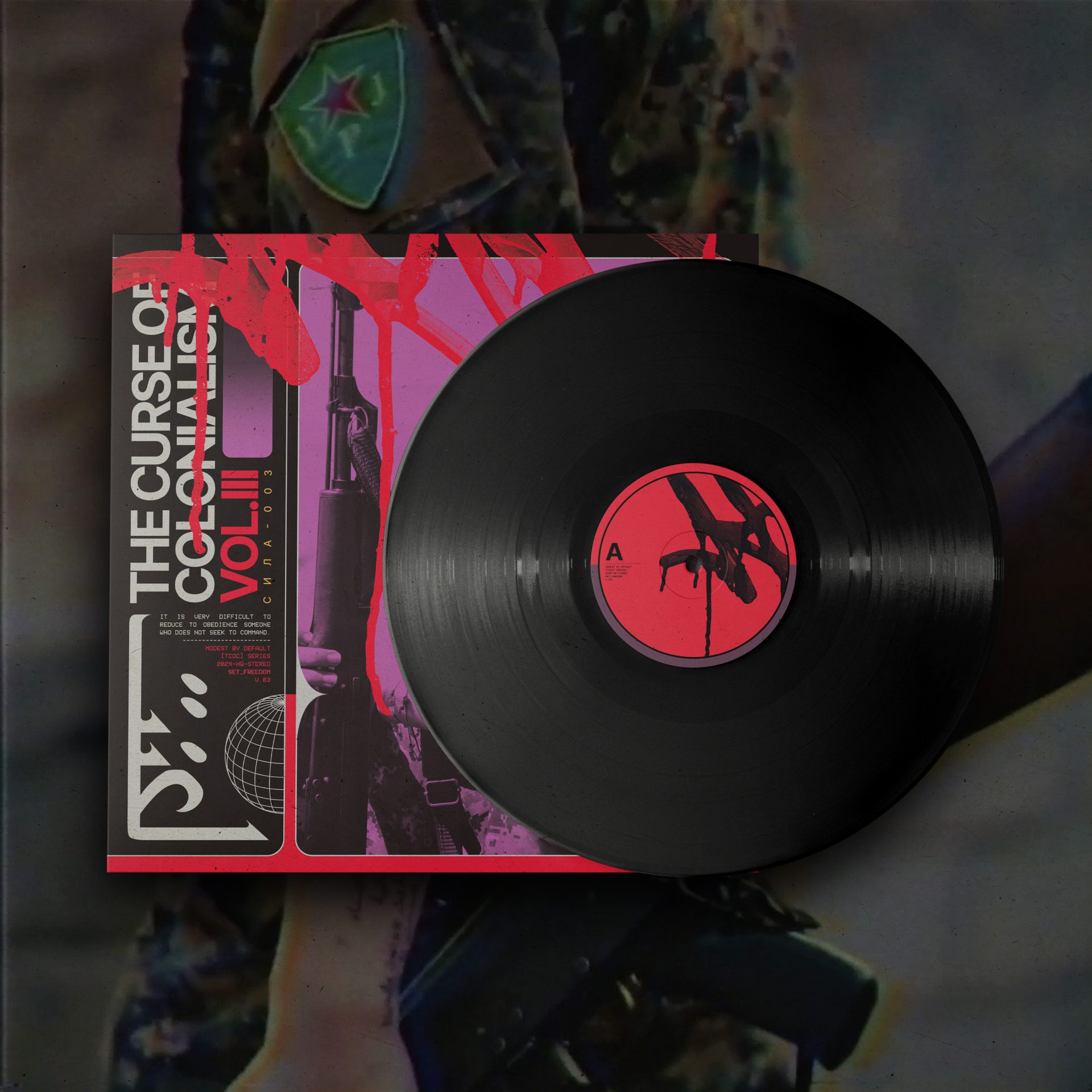 modest by default – THE CURSE OF COLONIALISM III Vinyl - Image 5