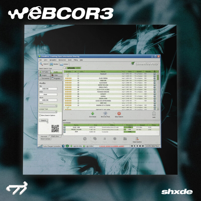 SHXDE : WEBCORE Vinyl