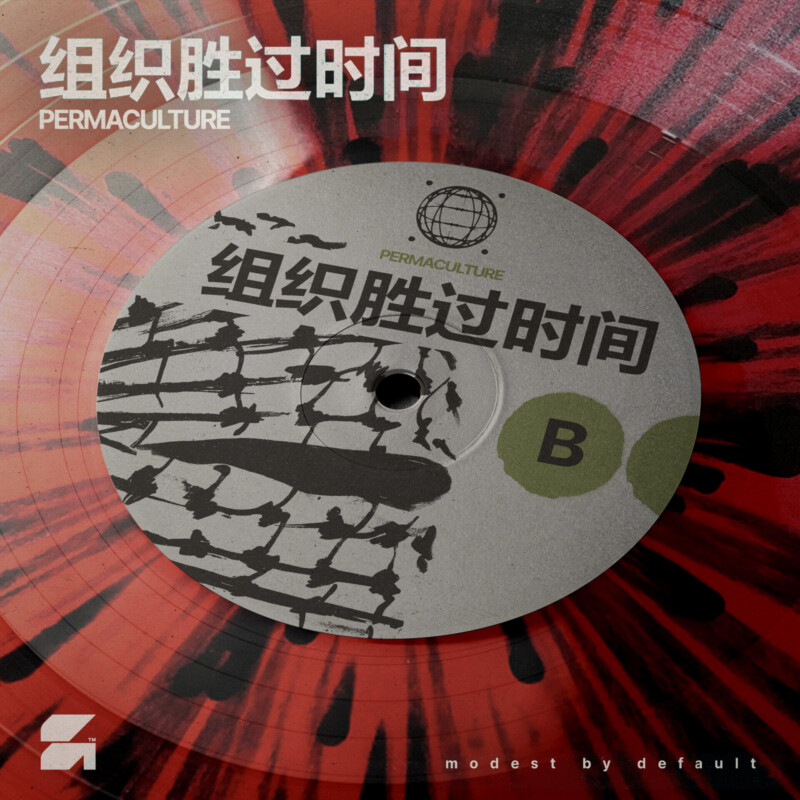 modest by default : Permaculture (组织胜过时间) Vinyl